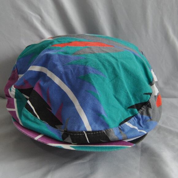 Abstract Medium Teal, Blue, & Gray Colorful Barre - Picture 1 of 8